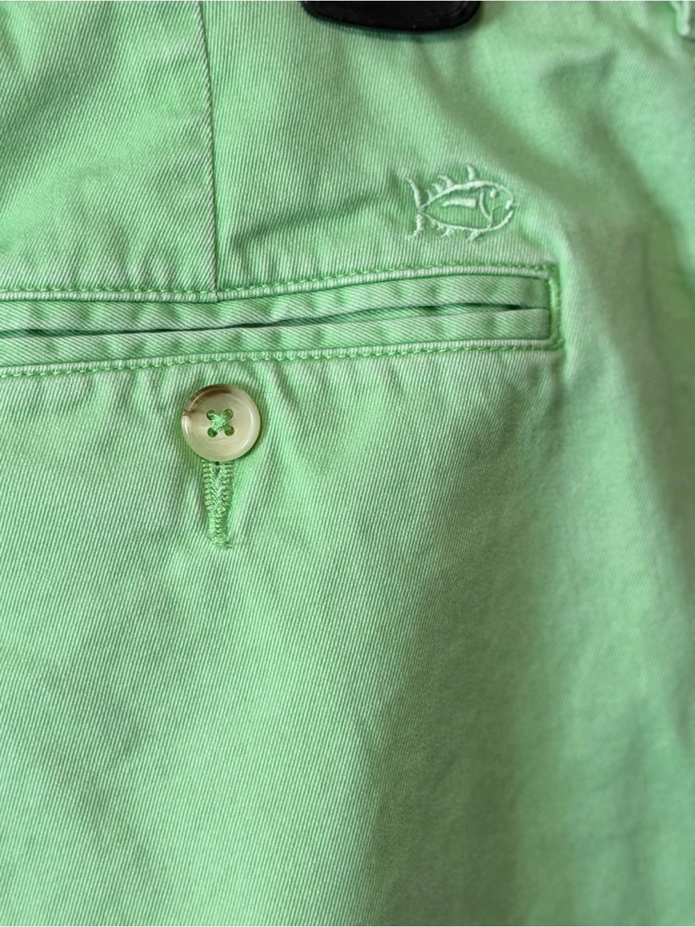 Southern Tide Skipjack Mint Green Chino Shorts Men’s 36 Pima Cotton Preppy - Picture 4 of 8